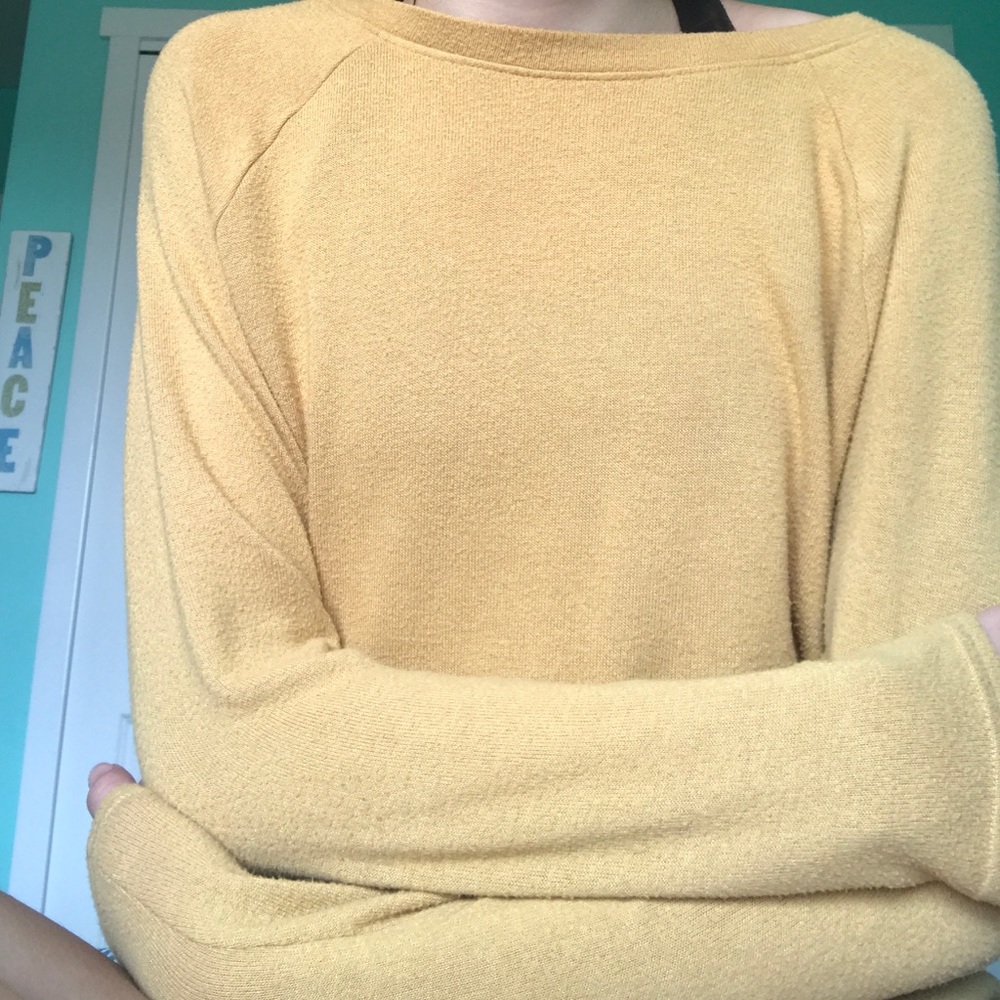 American Eagle Yellow Sweater